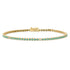Turquoise & Diamond Tennis Bracelet