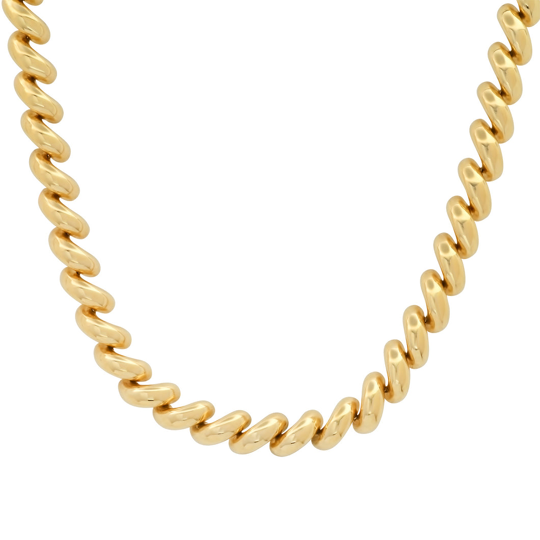 San Marco Twisted Gold Necklace – Milestones by Ashleigh Bergman
