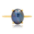 Oval Black Pearl Ring
