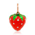 Strawberry Fields Enamel Charm with Diamonds
