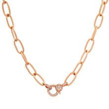 The Ultimate Oval Link Gold Chain with Diamond Clasp
