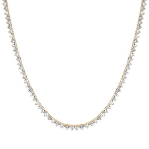 Delicate Diamond Riviera Tennis Necklace