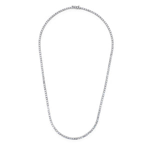 Luxe Perfect Four Prong Riviera Tennis Necklace