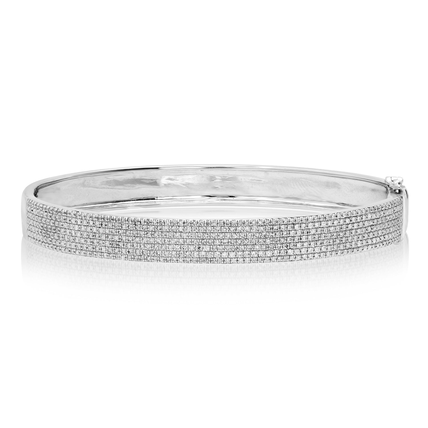 Pave Diamond Bella Bangle Bracelet