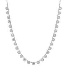 Deluxe Diamond Halo Necklace