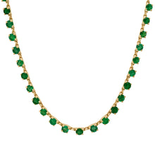 The Emerald Tennis Necklace