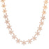 Delicate Diamond Daisy Tennis Necklace