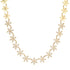 Delicate Diamond Daisy Tennis Necklace