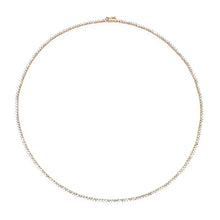 Petite Perfect Three Prong Diamond Tennis Necklace