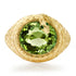 One of a Kind Seductive Hand Engraved Statement Snake Dome Ring