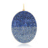 Ombre Blue Sapphire Pendant Charm