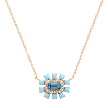  Gemstone & Diamond Garden Party Necklace