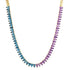 50/50 Pear Shape Gemstone Tennis Necklace