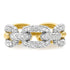 Gold & Diamond Lady Link Chain Ring