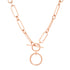 Charming Link Chain Toggle Necklace