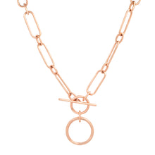 Charming Link Chain Toggle Necklace