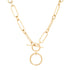 Charming Link Chain Toggle Necklace