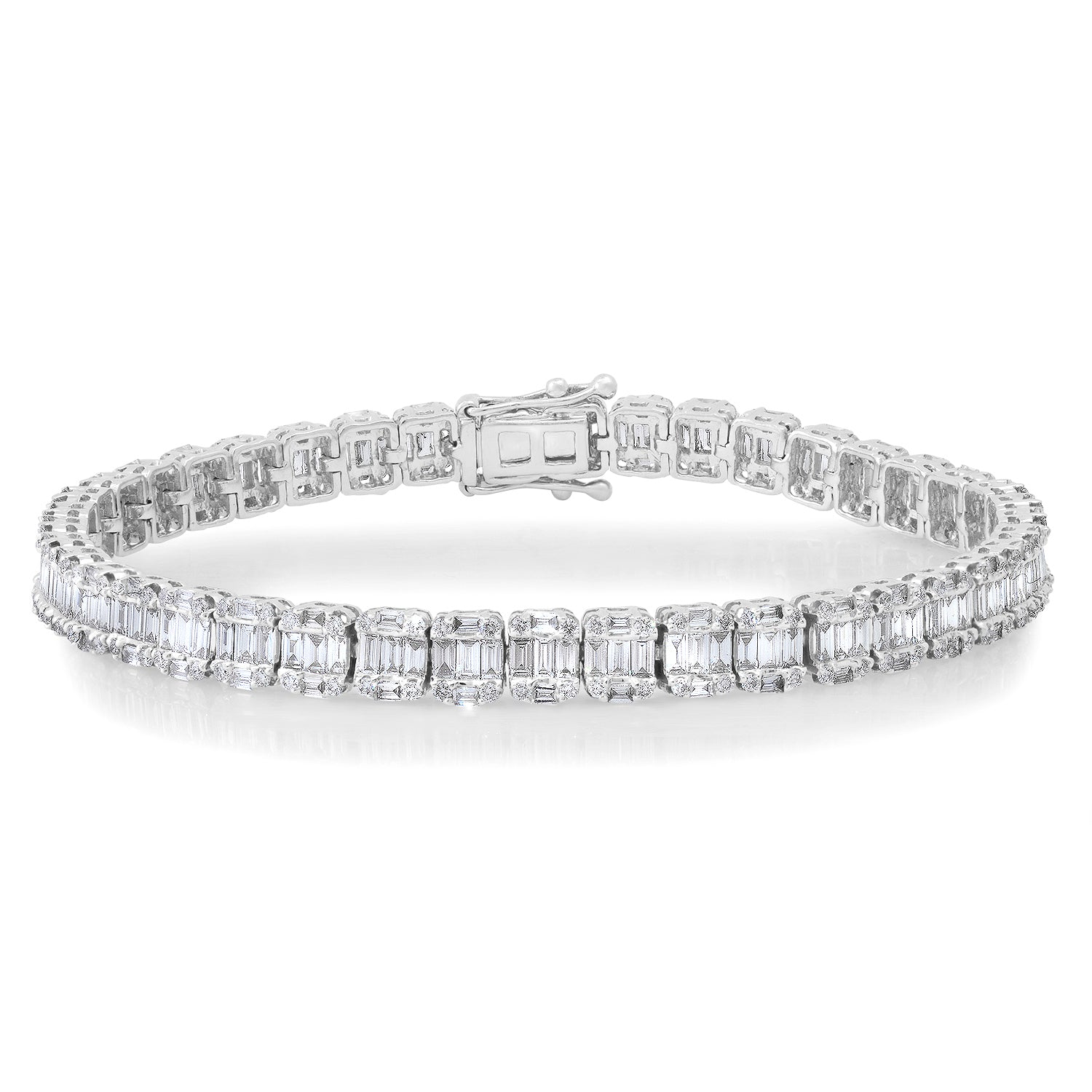 The Lady Illusion Diamond Tennis Bracelet