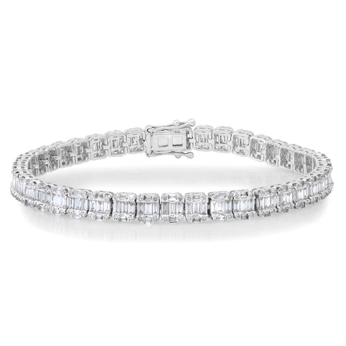 The Lady Illusion Diamond Tennis Bracelet