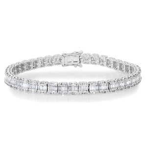 The Lady Illusion Diamond Tennis Bracelet