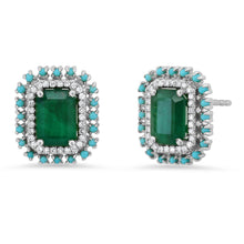 The Queens Emerald Statement Earrings