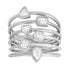Diamond Bezel Fancy Shapes Ring
