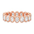 Bezel Set Oval Diamond Eternity Band Ring
