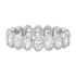 Bezel Set Oval Diamond Eternity Band Ring