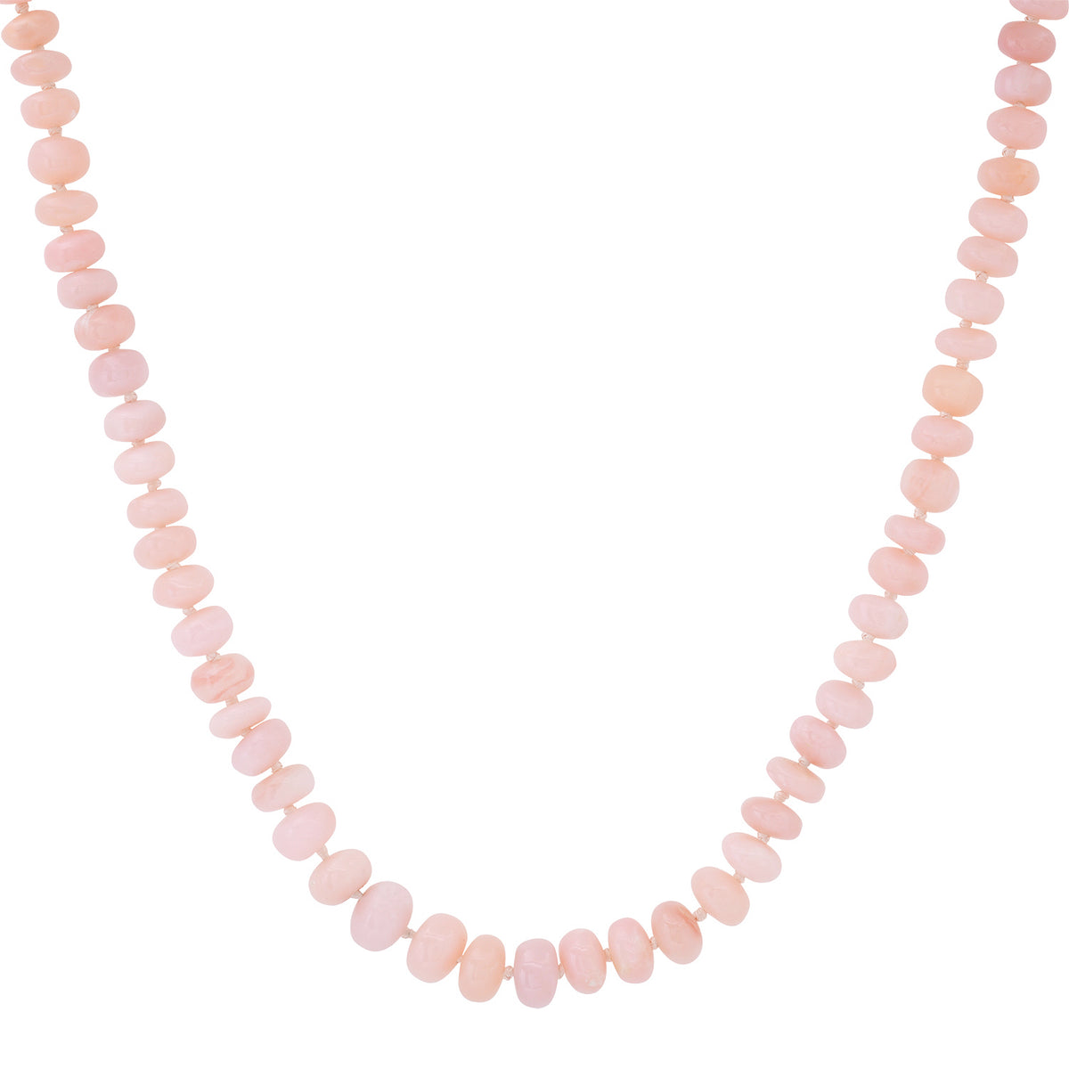 Pink Opal Gemstone Beaded Necklace – Milestones by Ashleigh Bergman