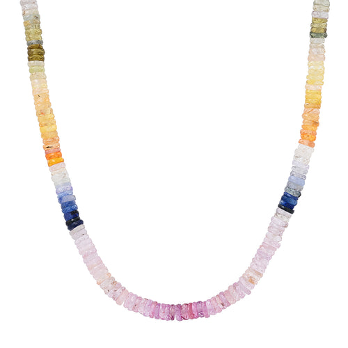  Pastel or Bold Multi Color Semi Precious Beaded Necklace