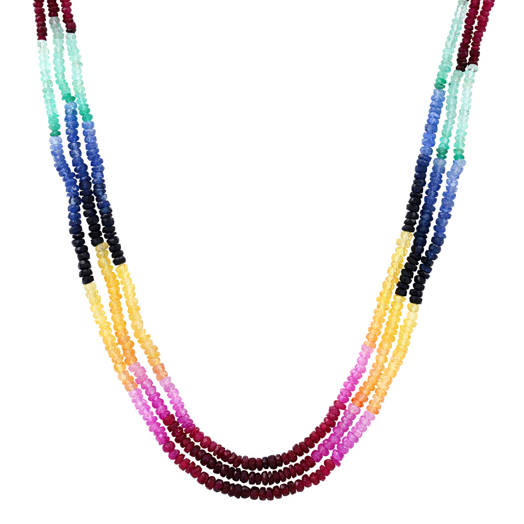 Bohemian Necklace with Multi Colored Beads Multi Layers Durable Handcrafted  - Walmart.com