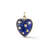 Stone Heart with 14k Stars Pendant
