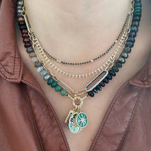 Camo Semiprecious Beaded Necklace