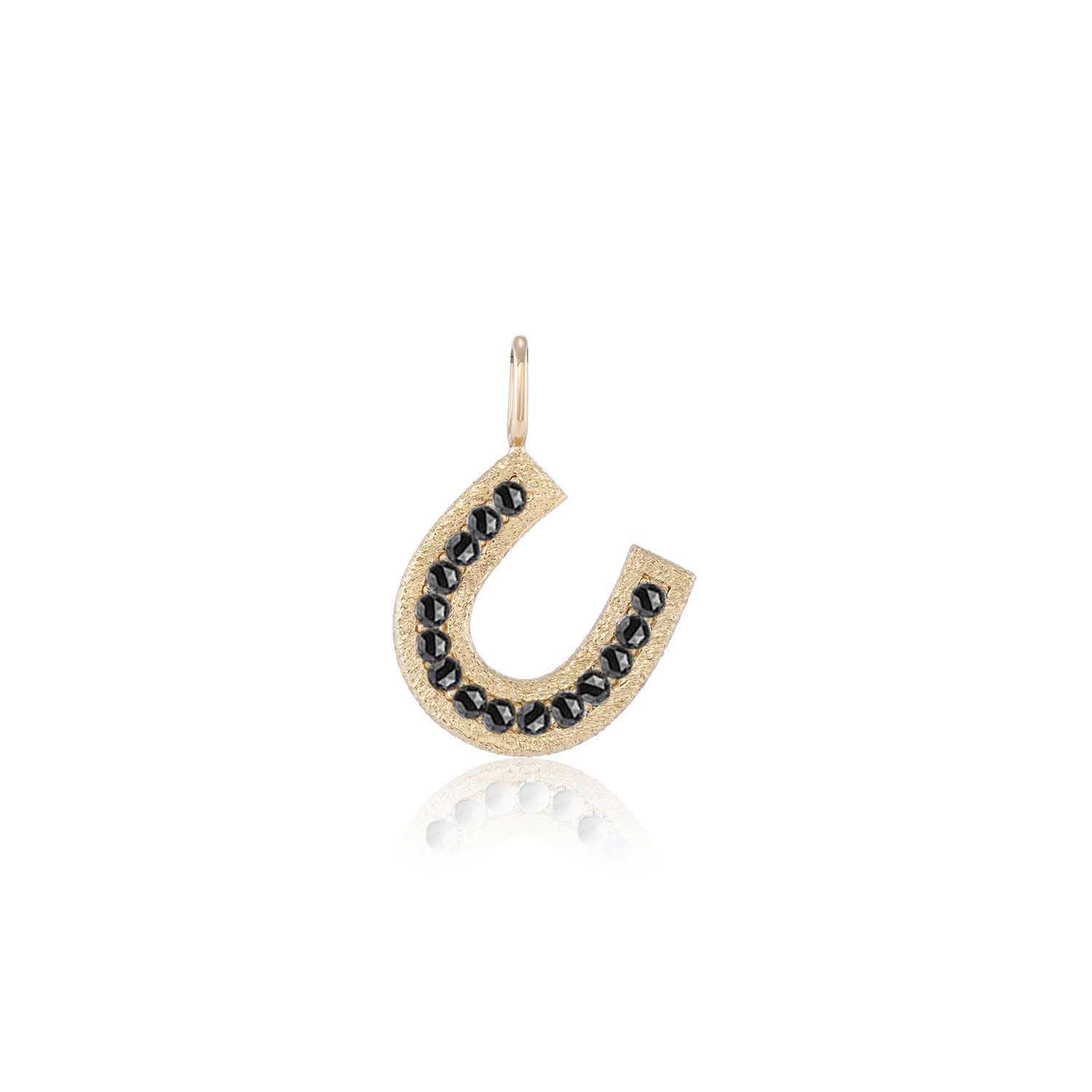 Felicity Gemstone Horseshoe Charm