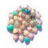 Large Alana Semi Precious Stone & Diamond Heart Pendant Charm
