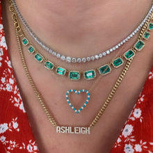 Diamond Nameplate on Cuban Link Necklace