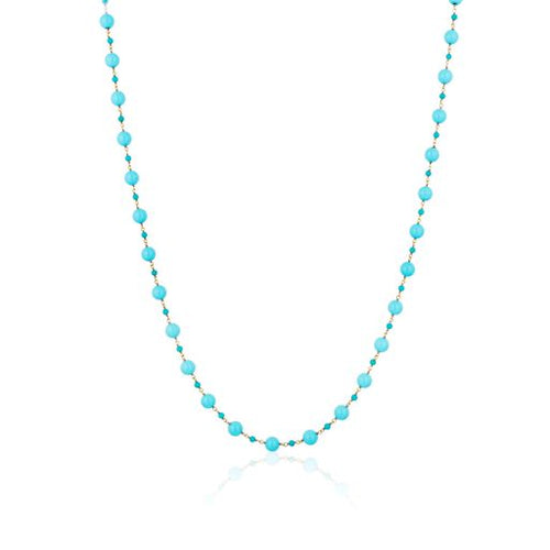 Beyond Sleeping Beauty Turquoise Beads Necklace