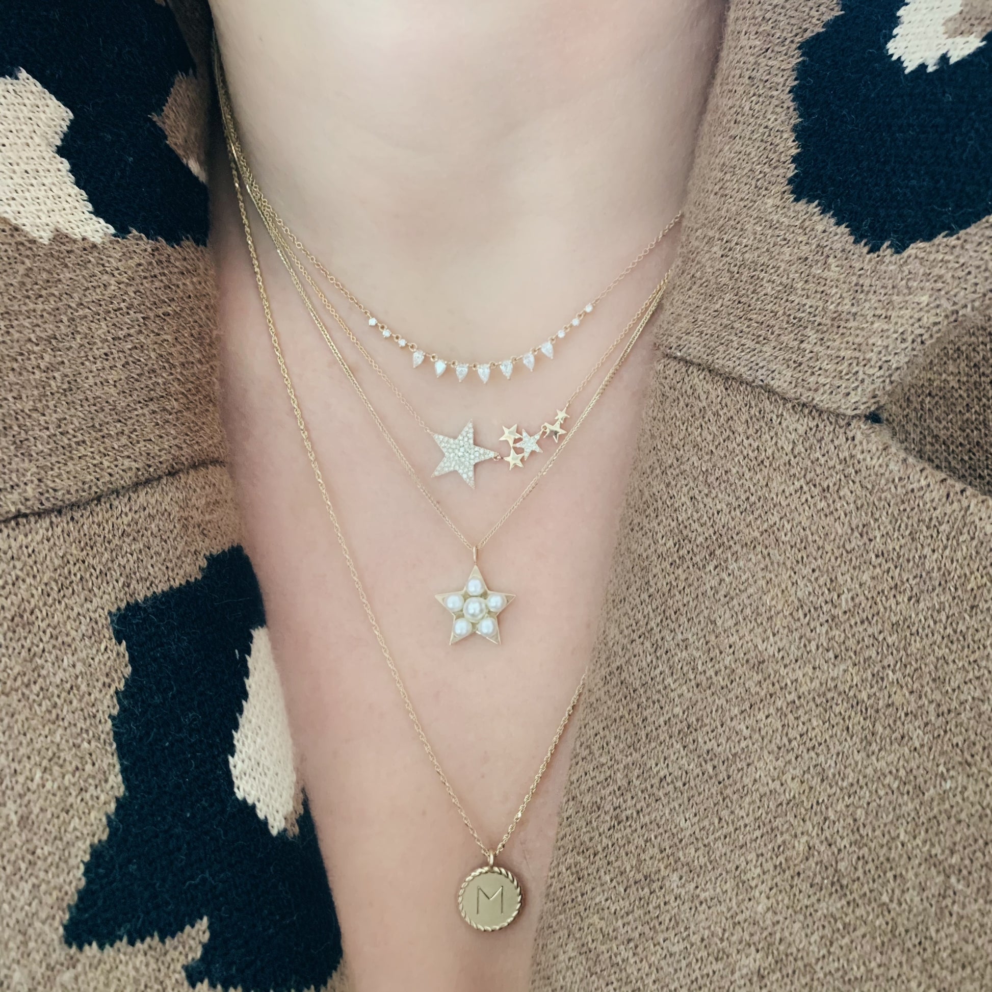 Mini Imperial Disc Pendant Necklace