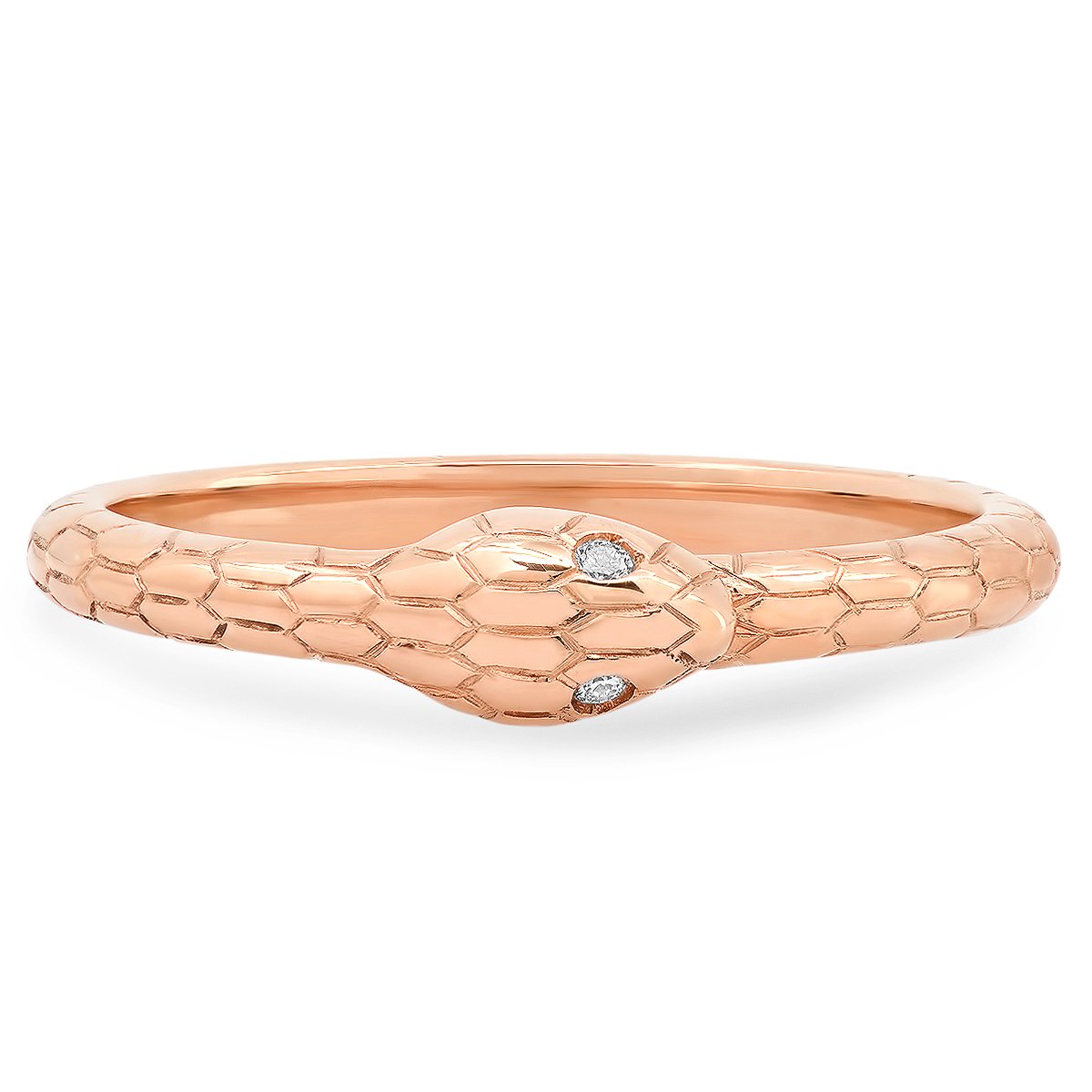 The Ashleigh Bergman Collective x Maya Brenner Diamond Snake Band Ring