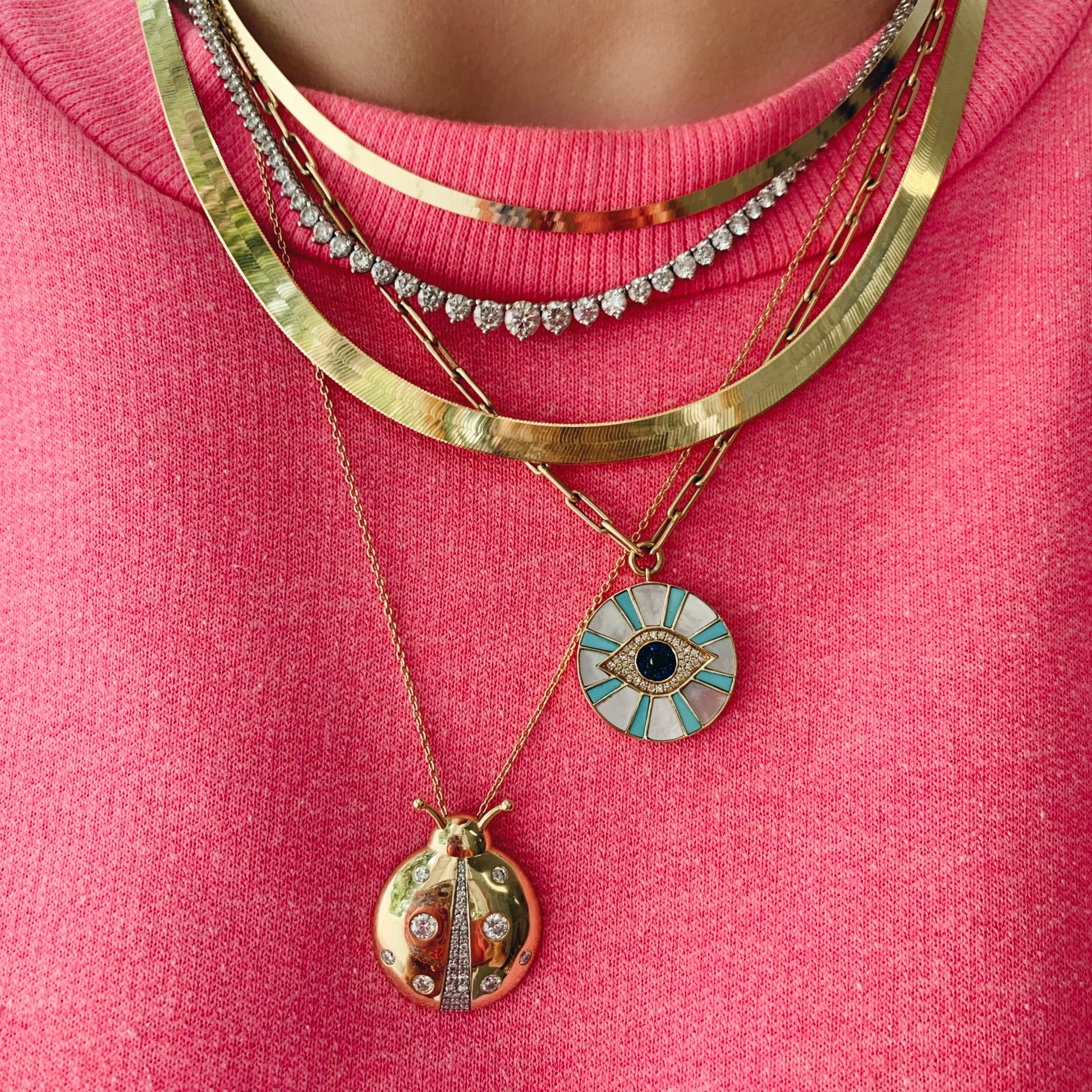 5mm Herringbone Chain Necklace