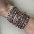 Rosecut Diamond Cuff Bangle Bracelet