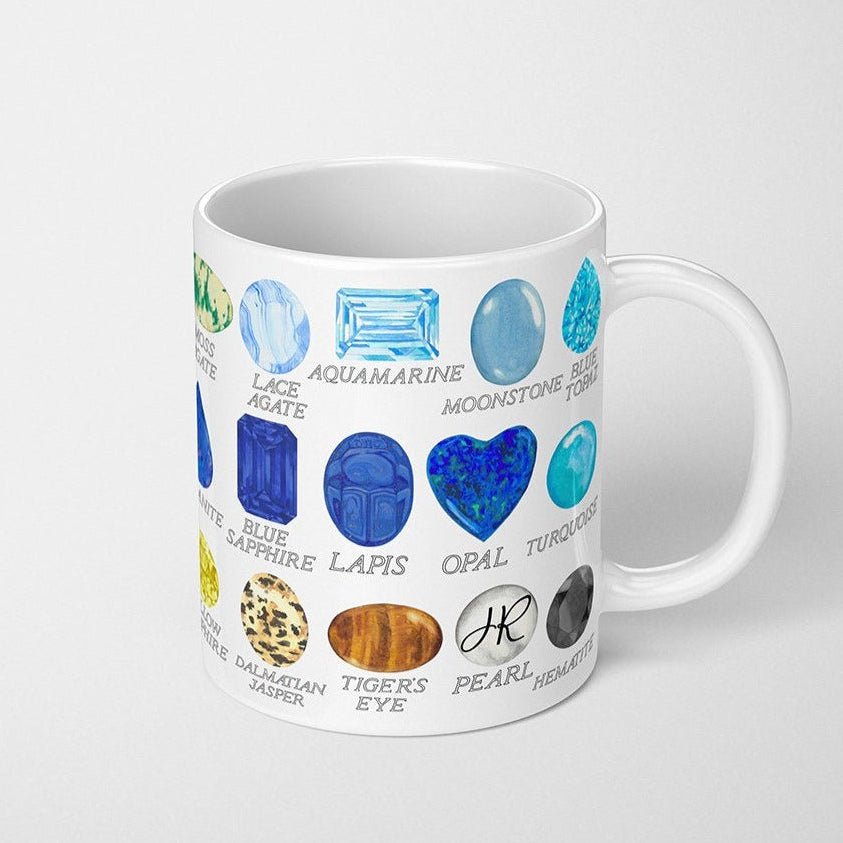 Favorite Gemstones with Names Mug