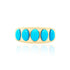 Turquoise Oval Nomad Dome Ring