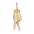 Peace Sign Ladyfinger Charm