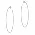Jumbo Diamond In and Out Hoop Earrings