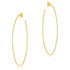 Jumbo Diamond In and Out Hoop Earrings