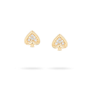Make Your Move Pave Diamond Suit Stud Earrings