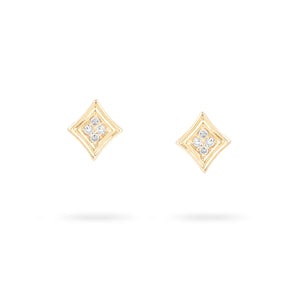 Make Your Move Pave Diamond Suit Stud Earrings