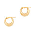 Helium Gold Huggie Hoop Earrings