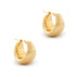 Helium Gold Huggie Hoop Earrings